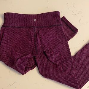 Lululemon low rise cropped leggings